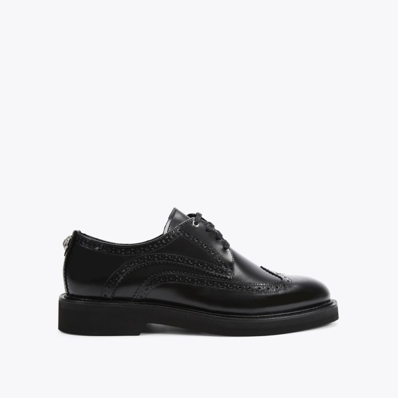 Kurt Geiger Bank Brogue - Black | Canada Outlet