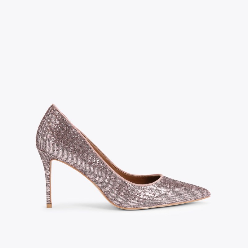 Kurt Geiger Women's Belgravia Court Heel - Pale Pink | Canada Outlet