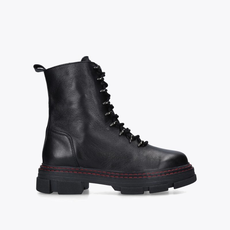 Kurt Geiger Women's Bird - Black Red | Canada Outlet