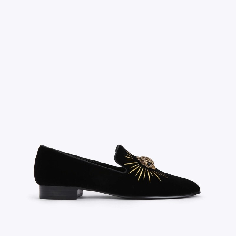 Kurt Geiger Mens Ace Eagle - Black | Canada Outlet