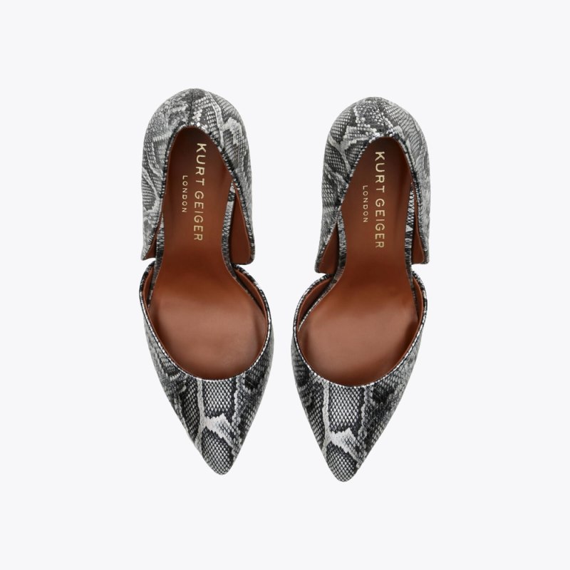Kurt Geiger Women's Bond Heel - Silver Combination | Canada Outlet
