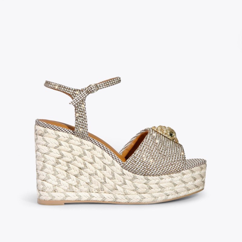Kurt Geiger Women's Kensington Espadrille Heel - Beige | Canada Outlet