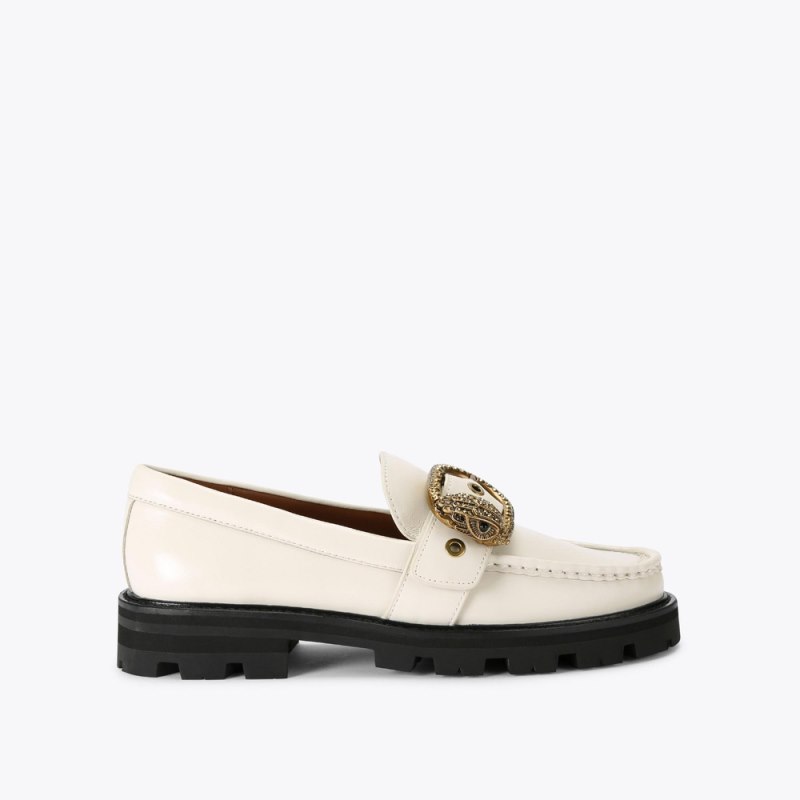 Kurt Geiger Women's Mayfair Chunky Loafer - White | Canada Outlet