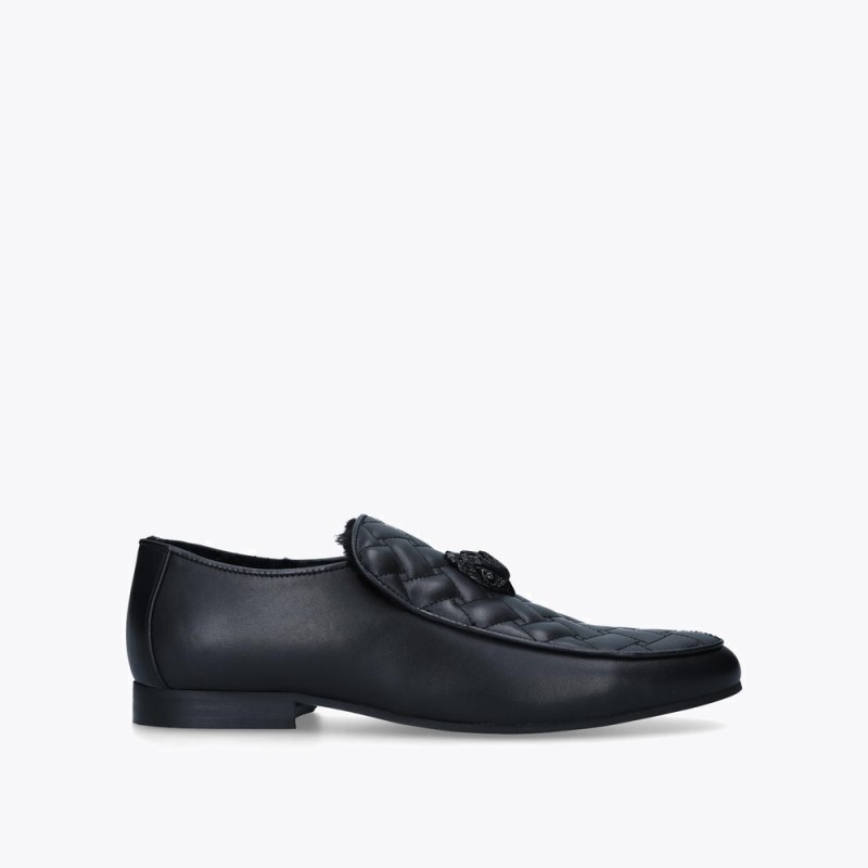 Kurt Geiger Mens Hugh Eagle Fur - Black | Canada Outlet