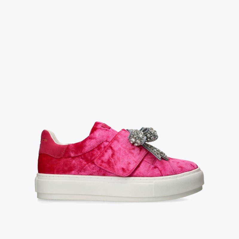 Kurt Geiger Women's Laney Bow Sneaker - Pink | Canada Outlet