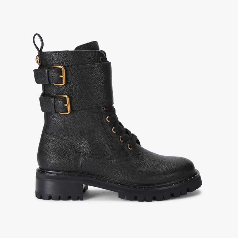 Kurt Geiger Women's Brooke Combat Boot - Black | Canada Outlet