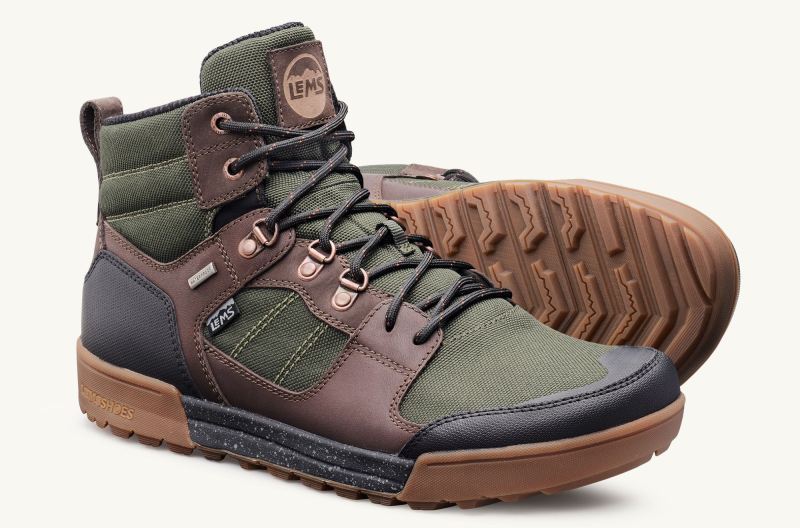STYLISH OUTLET LEMS | MEN'S OUTLANDER WATERPROOF BOOT-Evergreen