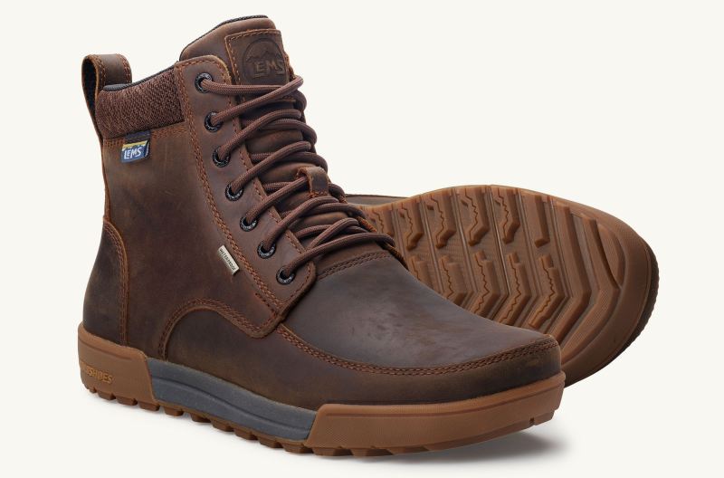 STYLISH OUTLET LEMS | MEN'S BOULDER SUMMIT WATERPROOF-Rugged Bark