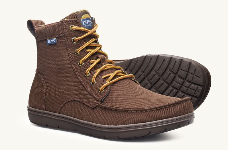 STYLISH OUTLET LEMS | MEN'S BOULDER BOOT NYLON-Pinecone (Vegan)
