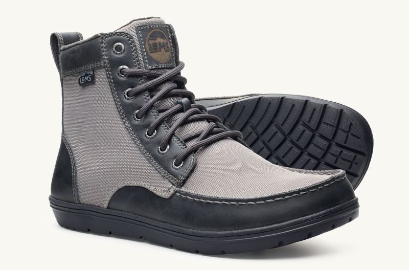 STYLISH OUTLET LEMS | MEN'S BOULDER BOOT NYLON - SMOKE-Smoke