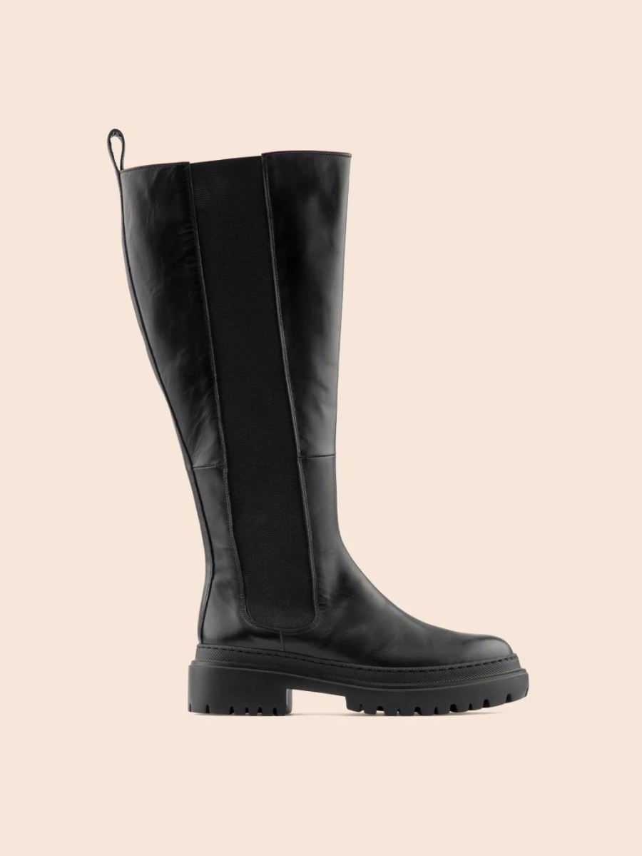 New Arrivals Maguire Women's Monza Wide Black Boot Wide Calf Boot