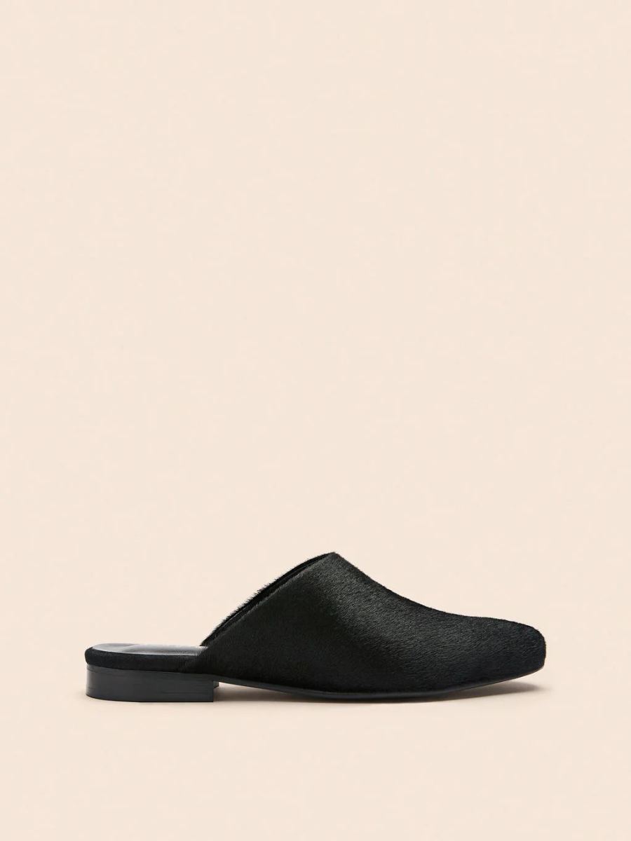 New Arrivals Maguire Women's Como Black Pony Mule Last Units