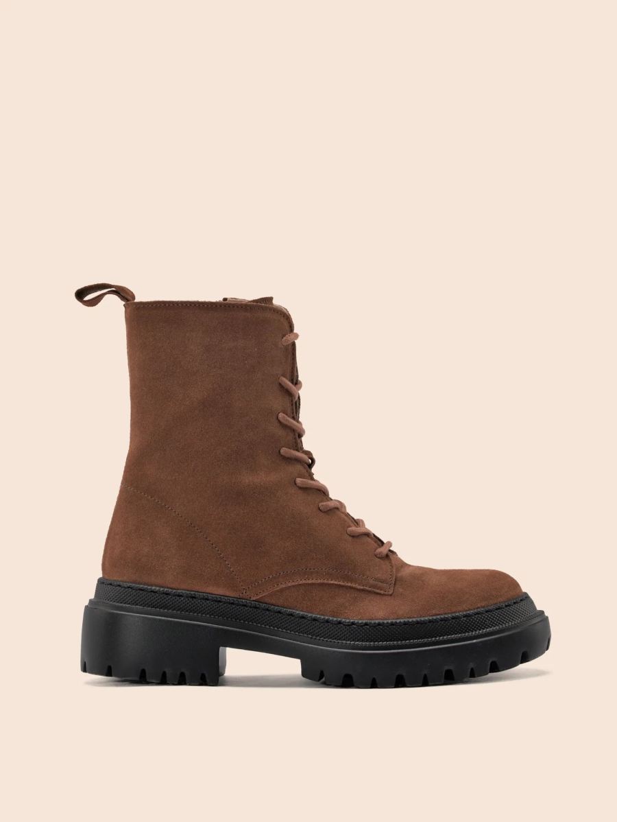 New Arrivals Maguire Women's Belluno Dark Tan Boot Combat Boot