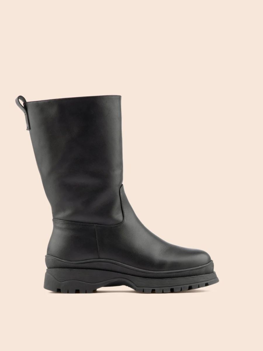 New Arrivals Maguire Women's Beira Black Winter Boot Shearling lined