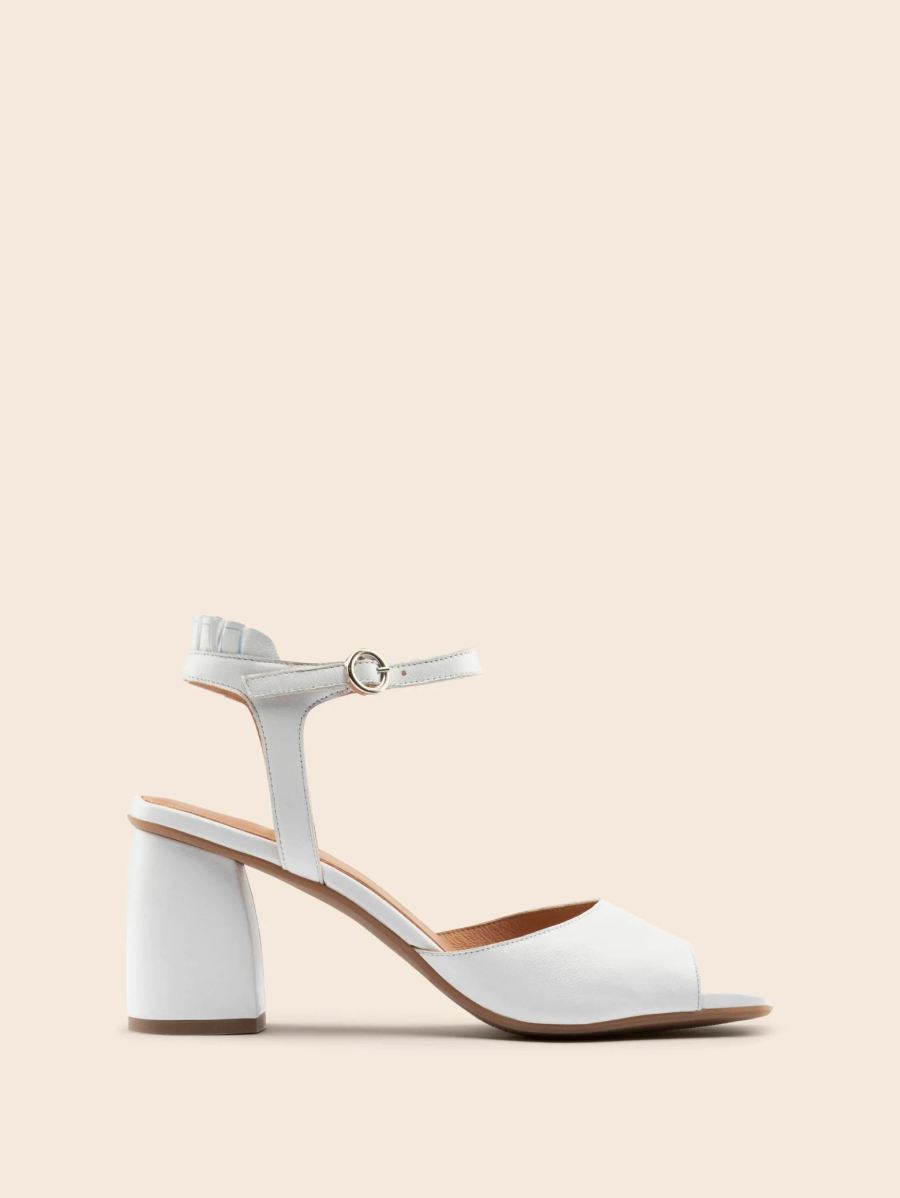 New Arrivals Maguire Women's Zamora White Heel High Heel