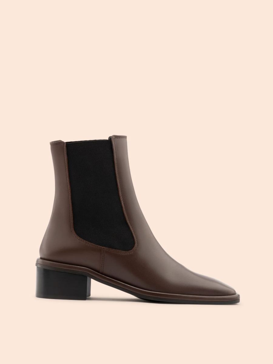 New Arrivals Maguire Women's Morella Brown Boot Heeled Chelsea Boot