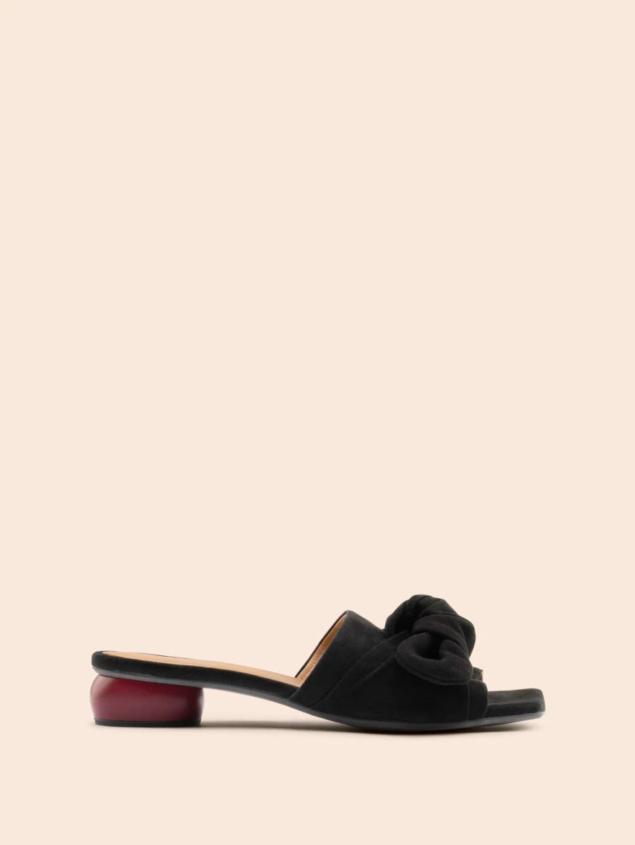 New Arrivals Maguire Women's Modena Black Sandal Heeled Mule