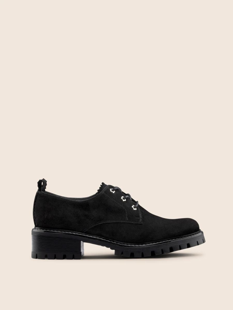 New Arrivals Maguire Women's Zava Black Suede Oxford Last Units