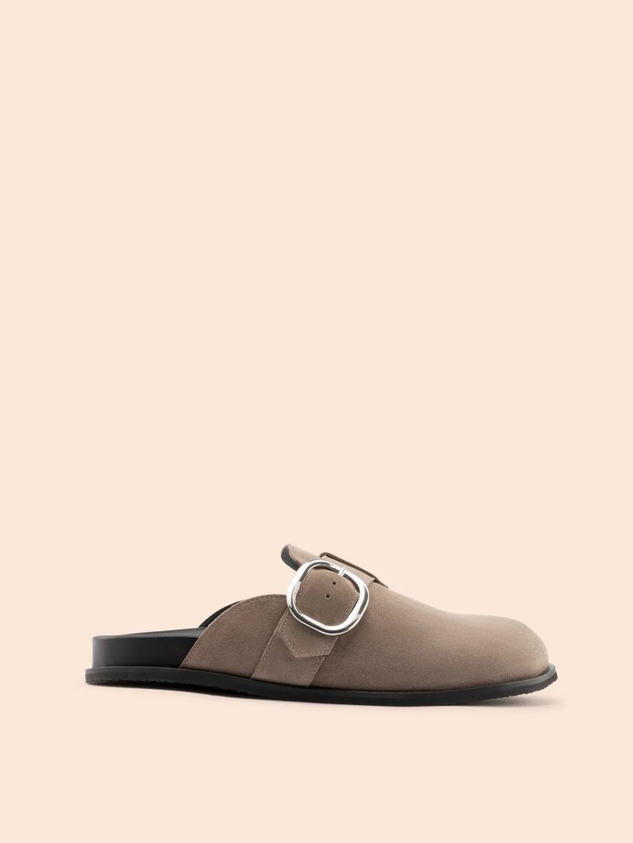 New Arrivals Maguire Women's Gaia Taupe Clog Buckle Clog