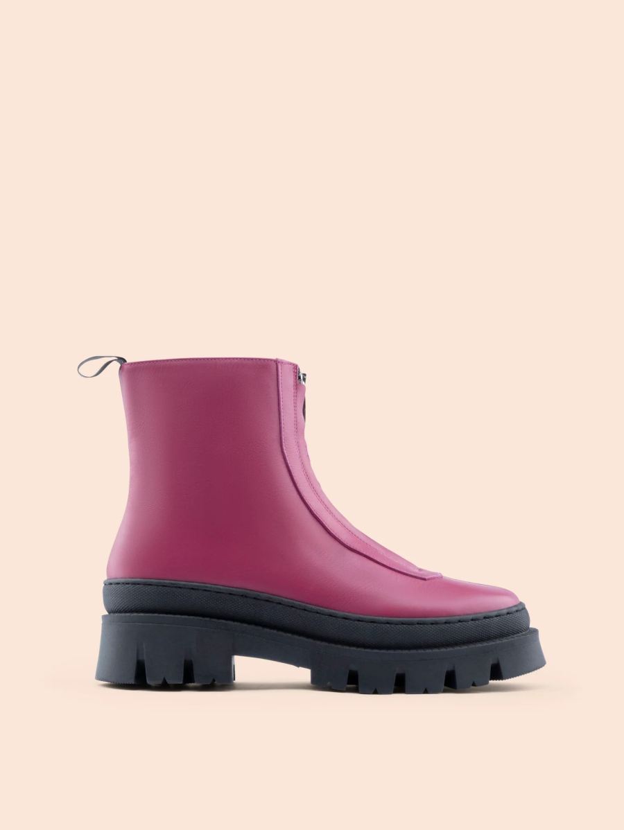 New Arrivals Maguire Women's Lana Pink Boot Front-Zip Boot