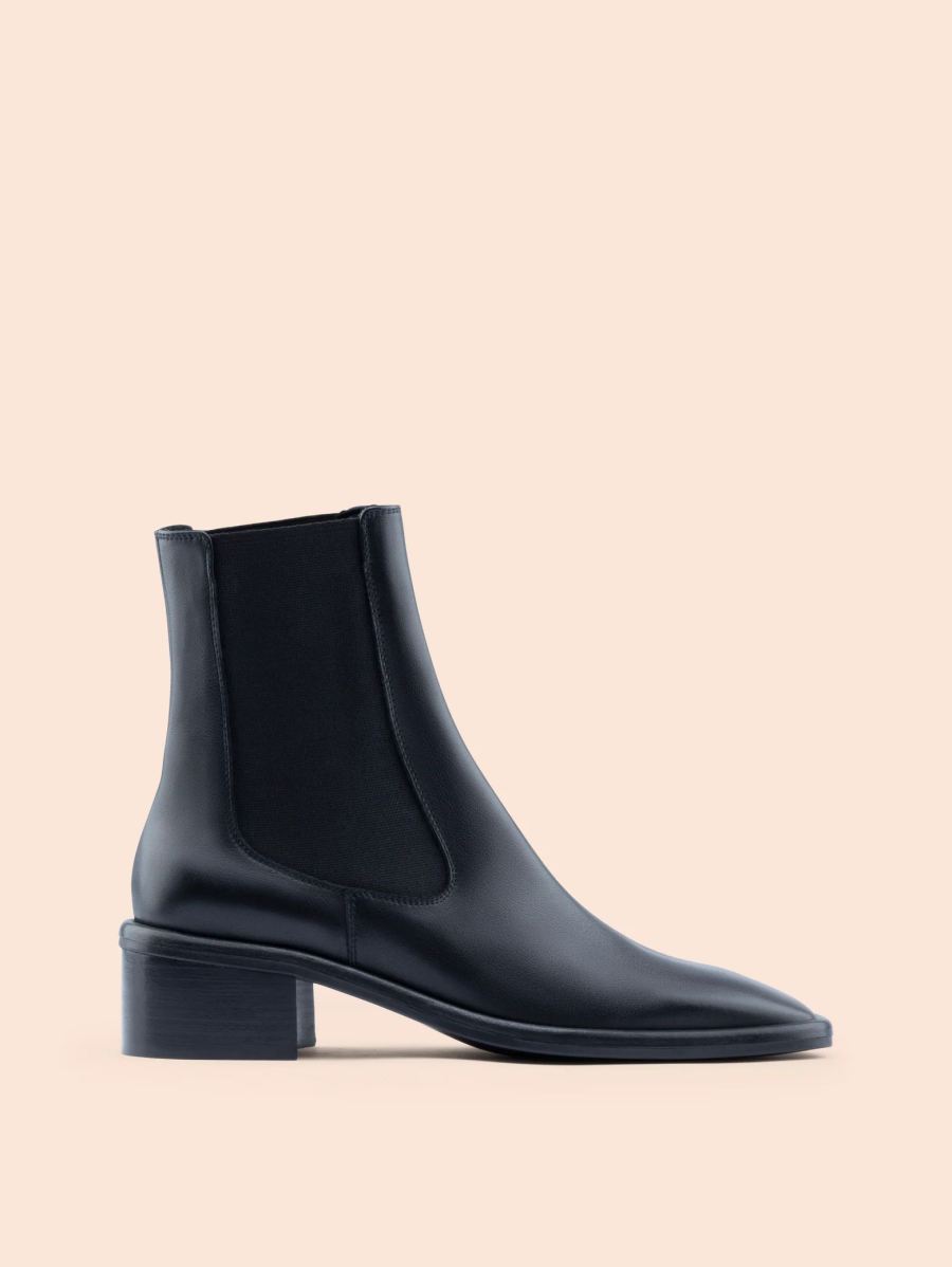New Arrivals Maguire Women's Morella Black Boot Heeled Chelsea Boot