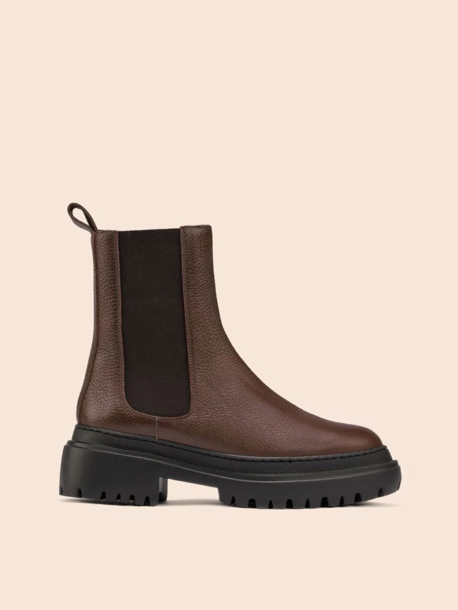 New Arrivals Maguire Women's Cortina Brown Winter Boot Shearling lined