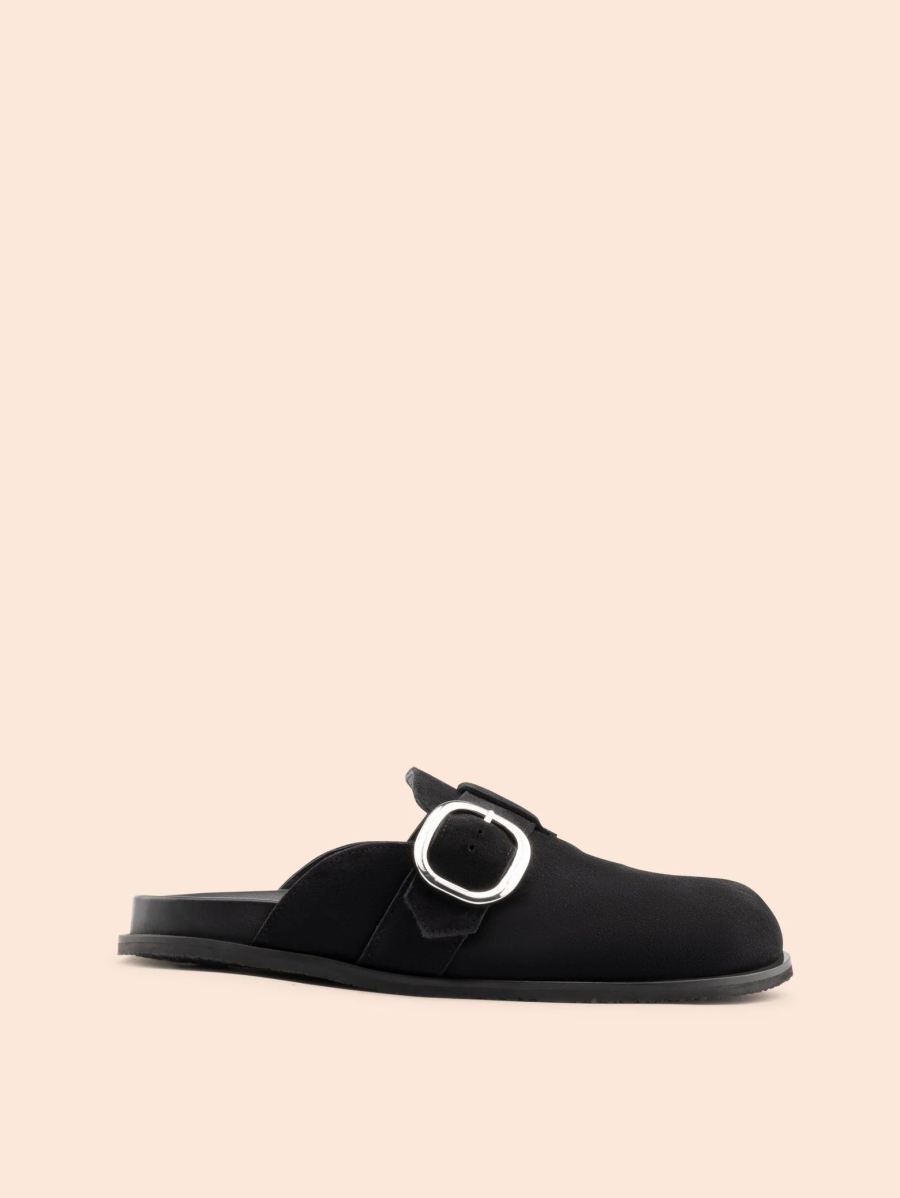 New Arrivals Maguire Women's Gaia Black Clog Buckle Clog