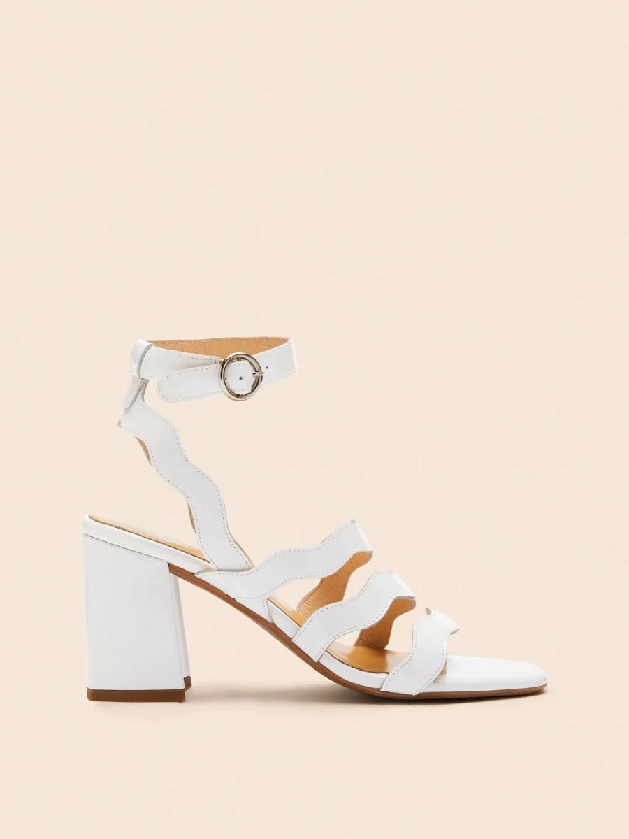 New Arrivals Maguire Women's Rimini White Patent Heel Last Units