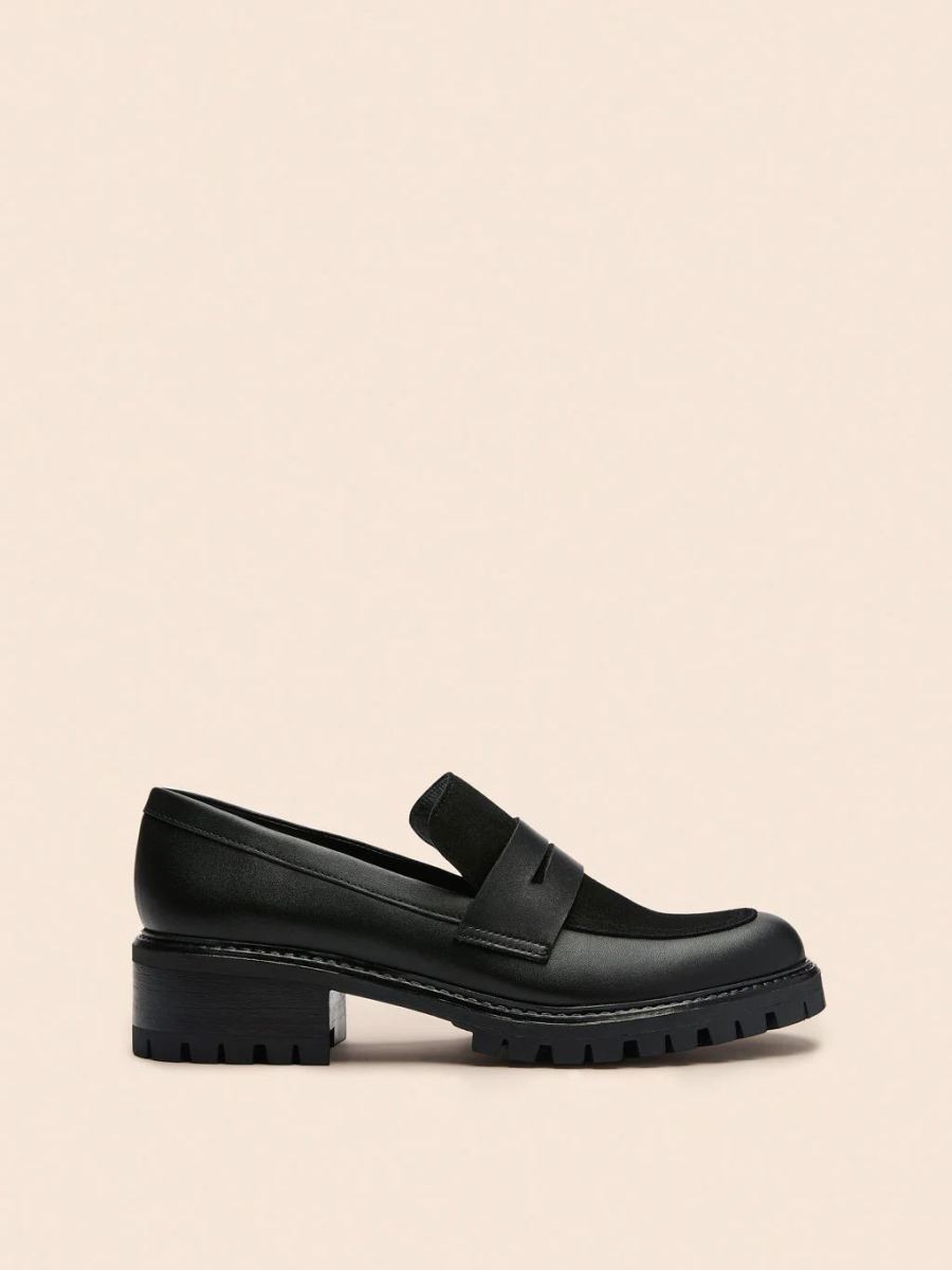 New Arrivals Maguire Women's Sintra Black Loafer Chunky Loafer