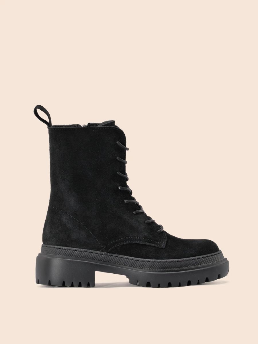 New Arrivals Maguire Women's Belluno Black Suede Boot Last Units