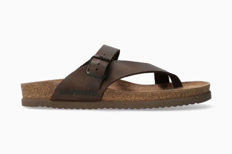 MEPHISTO MEN'S NIELS-DARK BROWN | STYLISH OUTLET