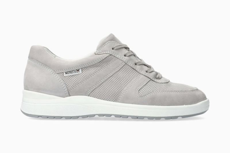 MEPHISTO WOMEN'S REBECA PERF-LIGHT GREY | STYLISH OUTLET
