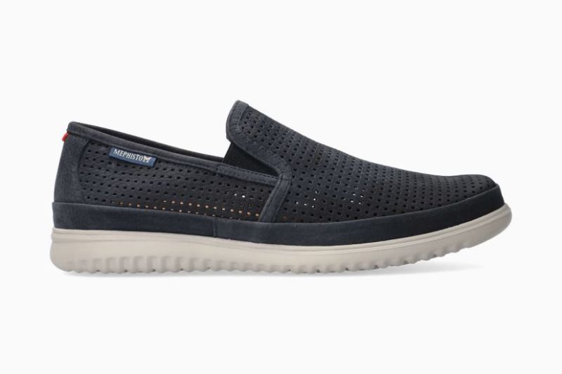 MEPHISTO MEN'S TIAGO-NAVY | STYLISH OUTLET