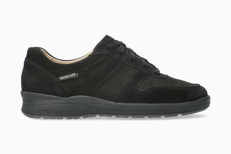 MEPHISTO WOMEN'S REBECA PERF-BLACK | STYLISH OUTLET