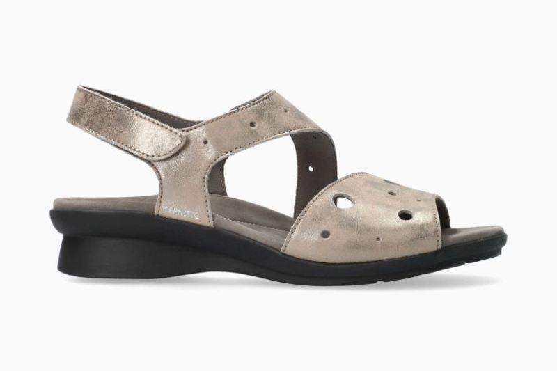 MEPHISTO WOMEN'S PHIBY PERF-DARK TAUPE | STYLISH OUTLET