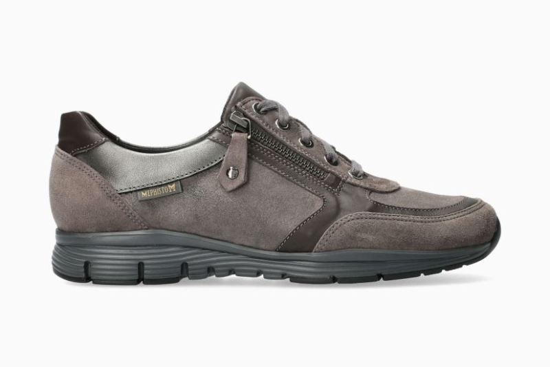 MEPHISTO WOMEN'S YLONA-DARK TAUPE | STYLISH OUTLET