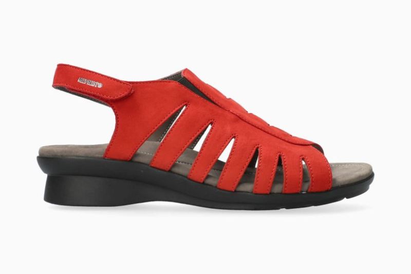 MEPHISTO WOMEN'S PRALINE-SCARLET | STYLISH OUTLET
