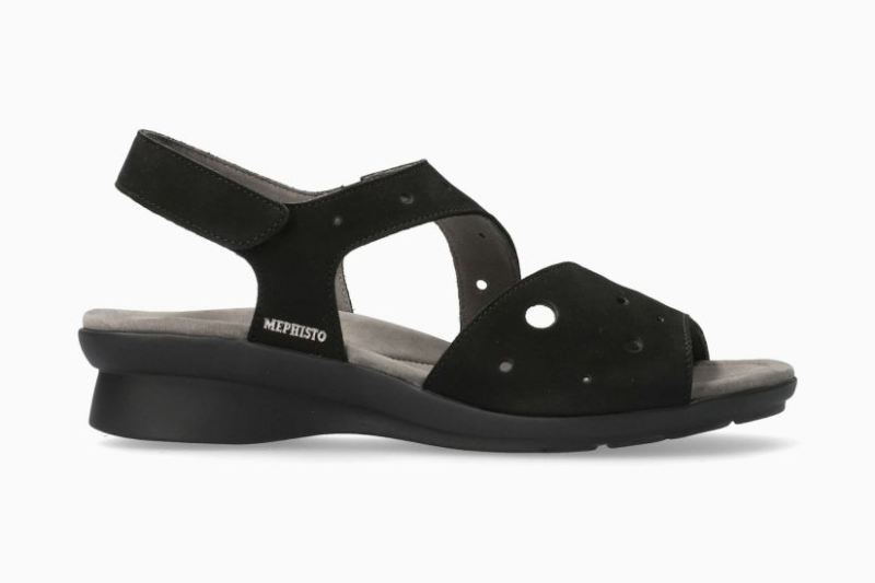 MEPHISTO WOMEN'S PHIBY PERF-BLACK | STYLISH OUTLET