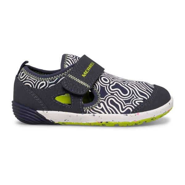 Merrell Canada Bare Steps® H2O Chroma Sneaker-Navy/Lime