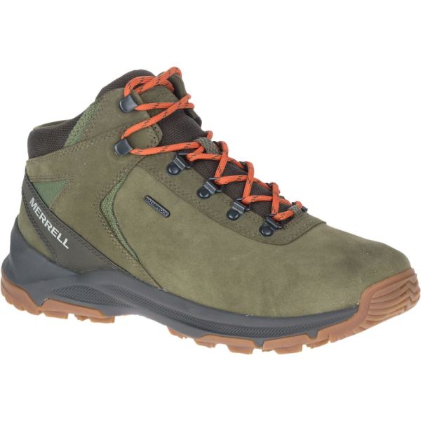 Merrell Canada Erie Mid Waterproof Wide Width-Olive