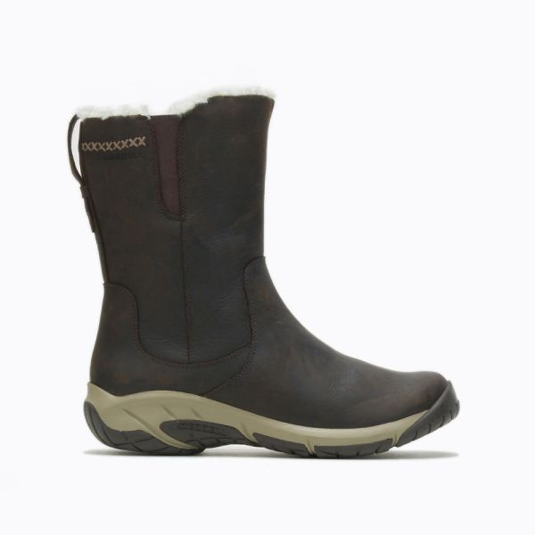 Merrell Canada Encore 4 Tall Zip Polar Waterproof-Espresso