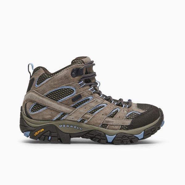 Merrell Canada Moab 2 Mid Waterproof-Brindle