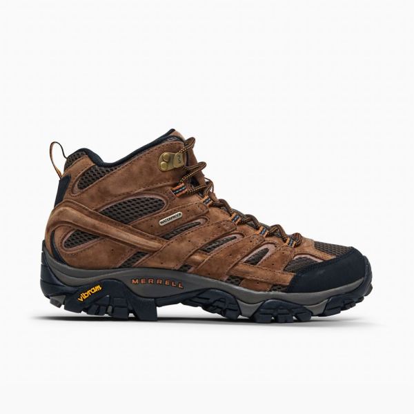 Merrell Canada Moab 2 Mid Waterproof Wide Width-Earth