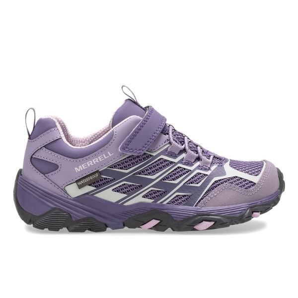 Merrell Canada Moab FST Low A/C Waterproof Sneaker-Cadet/Purple Ash