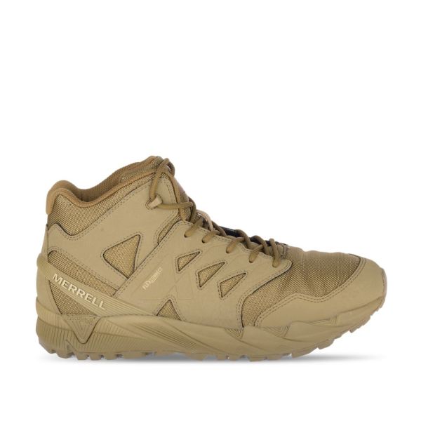 Merrell Canada Agility Peak Mid Tactical Waterproof Boot-Coyote