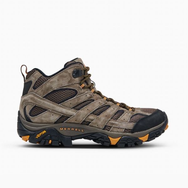 Merrell Canada Moab 2 Mid Ventilator Wide Width-Walnut