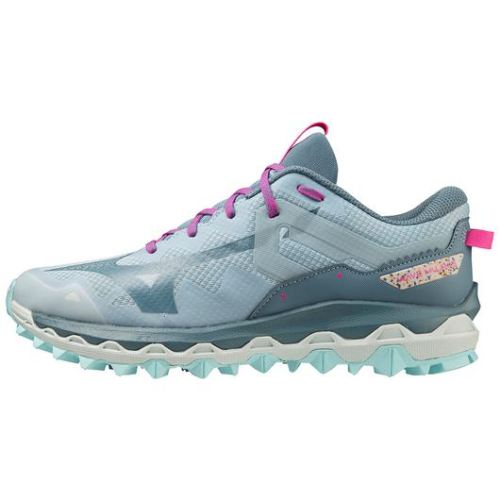 MIZUNO WOMEN'S WAVE MUJIN 9 TRAIL RUNNING SHOE-FORGET ME NOT-NIMBUS CLOUD (5M0A) | CANADA OUTLET