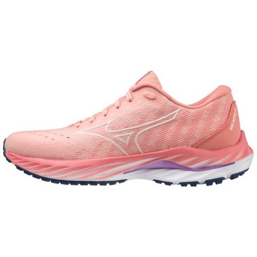 MIZUNO WOMEN'S WAVE INSPIRE 19 SSW RUNNING SHOE-PEACH BUD-VAPOROUS GREY (22VG) | CANADA OUTLET