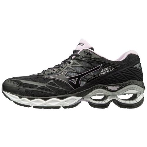 MIZUNO WOMEN'S WAVE CREATION 20 RUNNING SHOE-BLACK (9090) | CANADA OUTLET