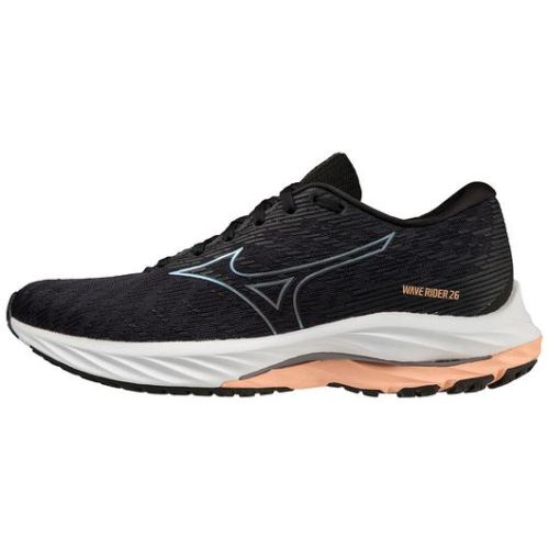 MIZUNO WOMEN'S WAVE RIDER 26 D RUNNING SHOE-ODYSSEY GREY-QUICKSILVER (9ZQS) | CANADA OUTLET